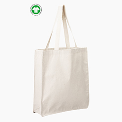 ORGANIC CANVAS BAG WITH ALL SIDE GUSSET