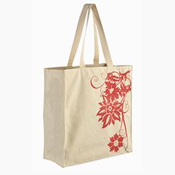 NATURAL CANVAS BAG WITH SIDES