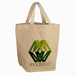 STARCHED JUTE BAG WITH BASE FOLD
