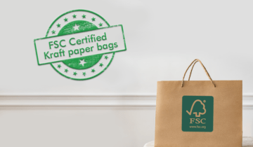 4 reasons to choose FSC certified, 100% recycled kraft paper bags only