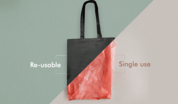 Single-use bags vs reusable bags. What is more beneficial to a business?